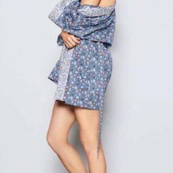 🆕️ Antonio Melani Liberty Fabric Forest Road Robe - Picture 3 of 9